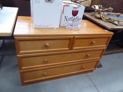 Lot 5233 - G Plan teak chest of two over two drawers