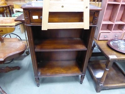 Lot 5178 - Mahogany side cabinet with single drawer above...