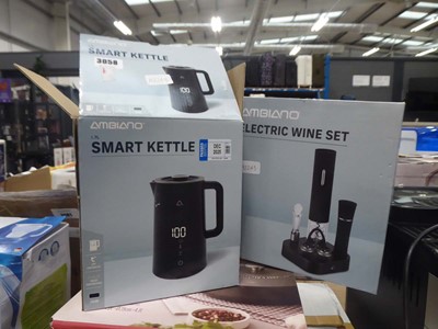 Lot 3058 - Smart kettle plus and electric wine set