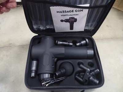 Lot 3064 - Hand held massage gun