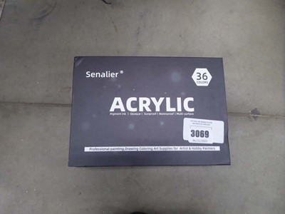 Lot 3069 - Acrylic professional painting, drawing,...