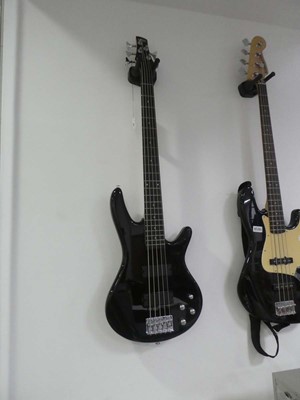 Lot 2103 - Ibanez 5 string base guitar in black