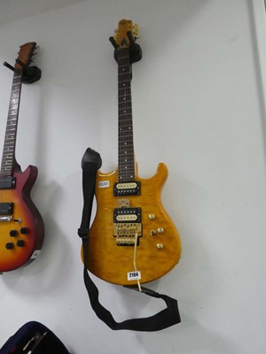 Lot 2104 - Shine 6 string electric guitar in brown