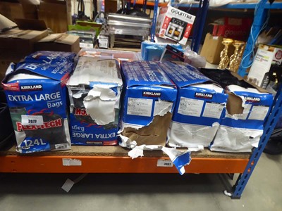 Lot 3077 - 5 boxes of Kirkland extra large drawstring bags