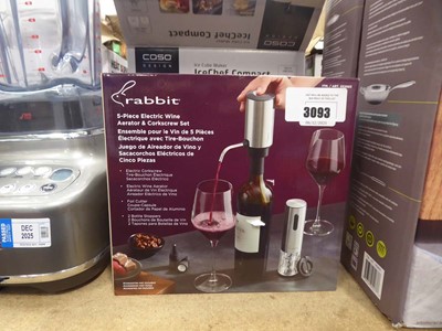 Lot 3093 - Rabbit electric wine and cork screw set