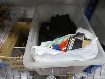 Lot 2119 - 2 boxes of Scalextric track and cars