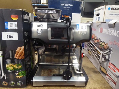 Lot 3113 - Unboxed Sage Barista touch coffee machine