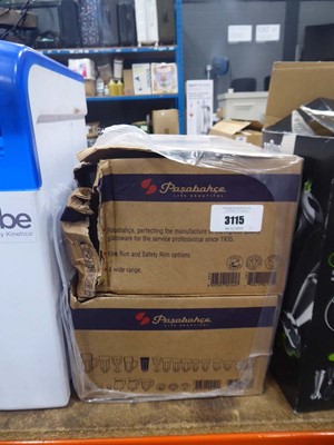 Lot 3115 - 2 boxes of dessert glasses