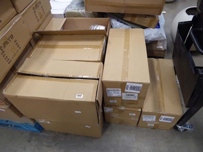 Lot 4257 - A few boxes of fan lamps