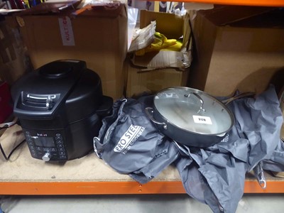 Lot 3128 - Loose Pro Steel pots and pans