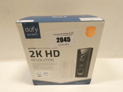 Lot 2045 - EUFY 2K HD Video Doorbell