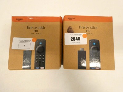 Lot 2048 - 2x Fire TV Stick HD, boxed