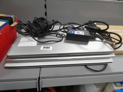 Lot 2171 - 3 HP laptops for spares and repairs