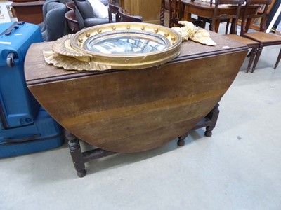Lot 5287 - Oak drop side table
