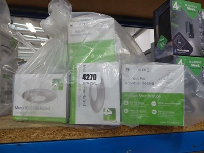 Lot 4270 - Bag of 4Lite Moss IP65 fire rated downlights