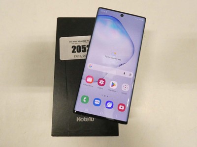 Lot 2052 - Samsung Galaxy Note10 256GB with box and PSU