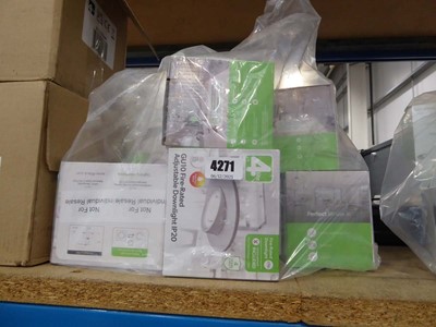 Lot 4271 - Bag of 4Lite downlighting to include GU10 fire...