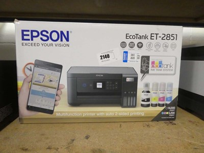 Lot 2140 - Boxed Epson Eco Tank ET2851 printer