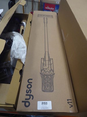 Lot 3153 - Handheld Dyson V11 with pole, charger, battery...