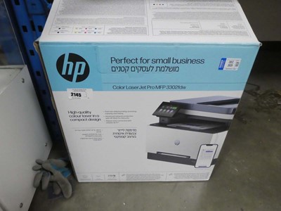 Lot 2145 - Boxed HP colour laser jet Pro MFE 330 2FDW...