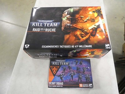 Lot 2199 - 2 boxed Warhammer figure sets along with...