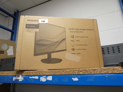 Lot 2136 - Philips V Line 24" LCD monitor, boxed
