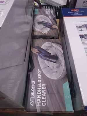 Lot 3176 - 2 hand held spot cleaners plus a cordless...