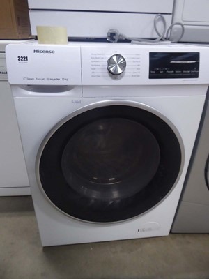 Lot 3221 - Hisense 10KG washing machine