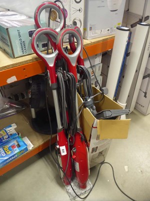 Lot 3210 - 4 upright Shark steam mops