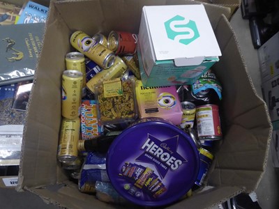 Lot 3214 - Box of various food, drinks etc