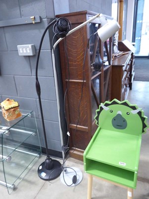 Lot 5326 - Two adjustable floor lamps