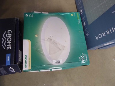 Lot 4280 - Sylvania 22w warm white ceiling light