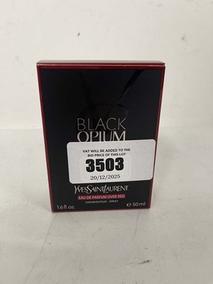 Lot Yves Saint Laurent black opium over red eau de...