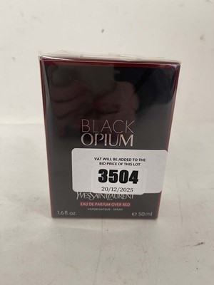 Lot Yves Saint Laurent black opium over red eau de...