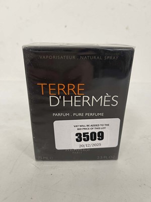Lot Terre D'Hermes pure perfume 75ml