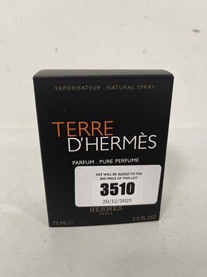 Lot Terre D'Hermes pure perfume 75ml