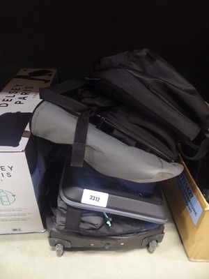 Lot 3312 - Roller duffle suitcase, back pack, cooler bag,...