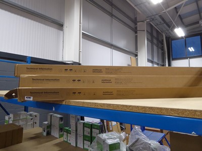 Lot 4287 - 3 boxes of Ansell lighting, Gemini...