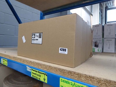 Lot 4289 - 5 boxes of 4 Emergency exit light boxes