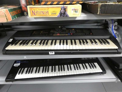 Lot 2218 - Yamaha PSR225 keyboard with stand