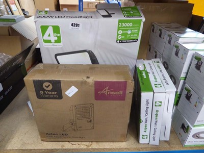 Lot 4291 - Selection of lights to include a boxed 4lite...