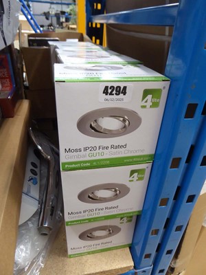 Lot 4294 - Large selection of 4lite Moss IP20 fire rated...
