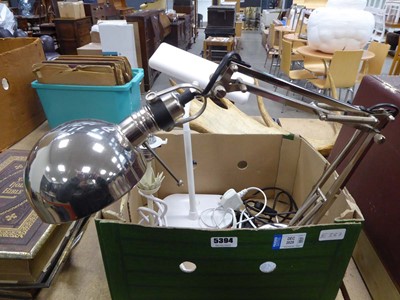 Lot 5394 - Three desk lamps