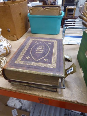 Lot 5395 - Two vintage bibles