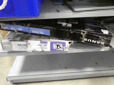 Lot 2224 - Selection of various TV wall mounts
