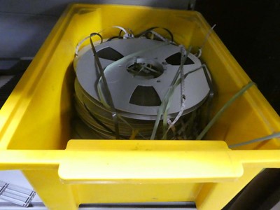 Lot 2228 - Box containing reel to reel tape