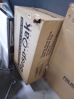 Lot 4304 - Boxed bespoke furniture display rack with...