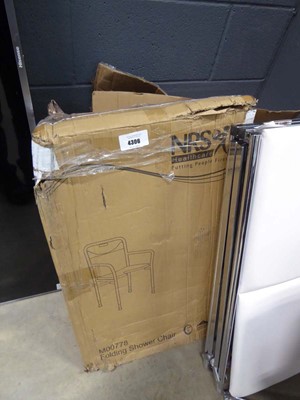 Lot 4306 - NRS Healthcare folding shower chair with 2...