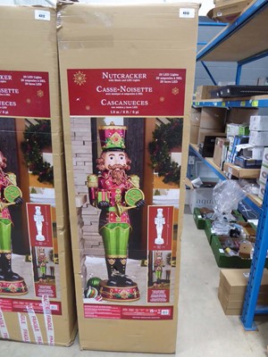Lot 4313 - Boxed 6' nutcracker Christmas ornament with 29...