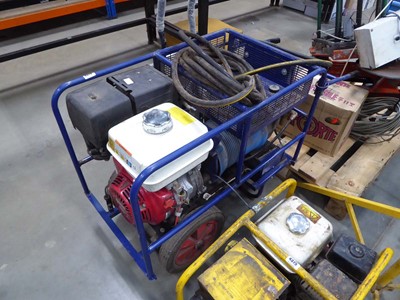 Lot 4376 - Large mobile Honda GX240 generator on trolley